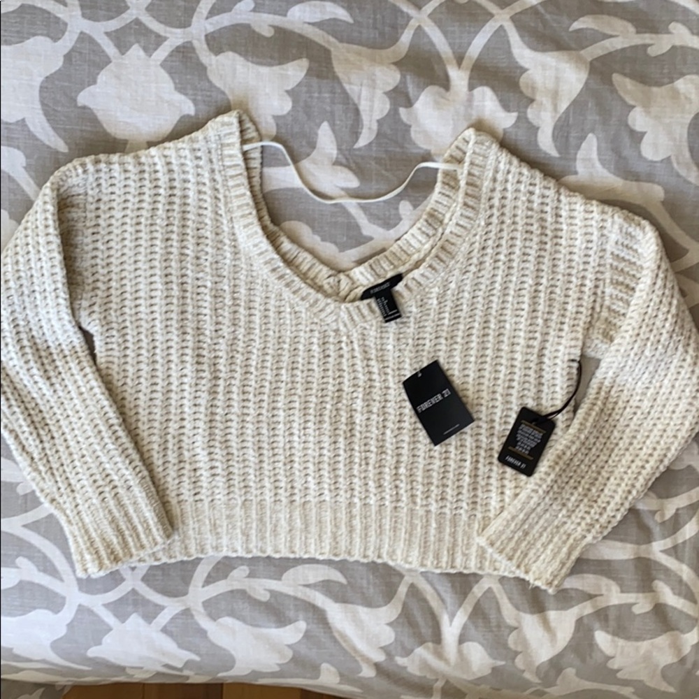 NWT Off-the-Shoulder Sweater